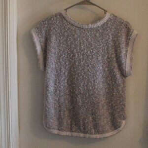 Vintage sleeveless textured sweater  Size Medium